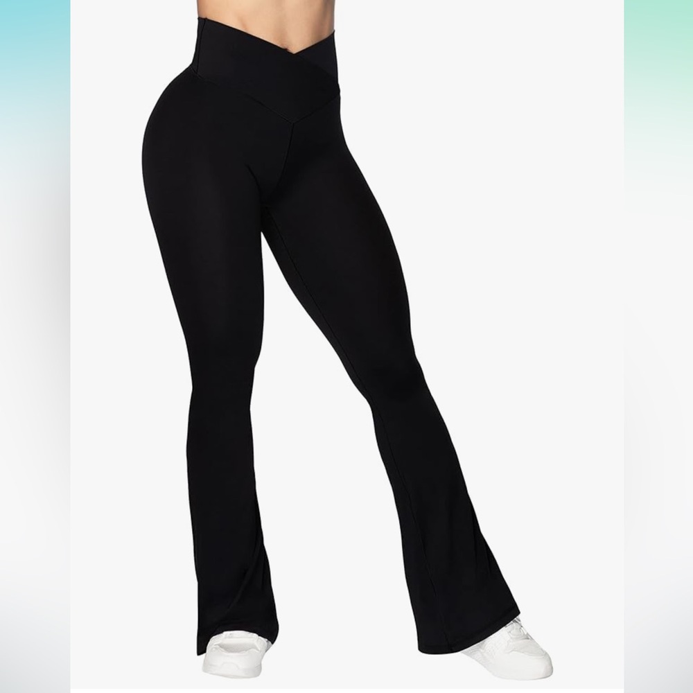 Women's Black Flare Leggings